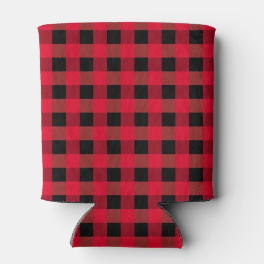 Buffalo plaid blikjeskoeler (Achterkant)