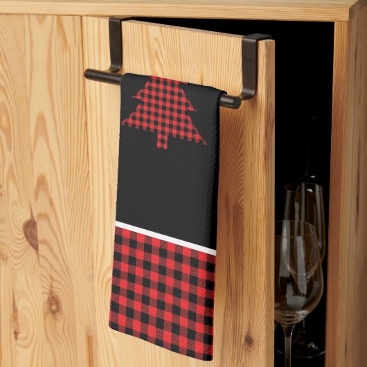 Buffalo Plaid Boom Theedoek (Derde Gevouwen)