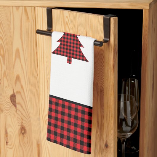 Buffalo Plaid Boom Theedoek (Derde Gevouwen)