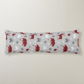 Buffalo Plaid Bosdieren Patroon Lichaamskussen (Voorkant)
