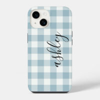 Buffalo Plaid Calligraphy IPhone hoesje