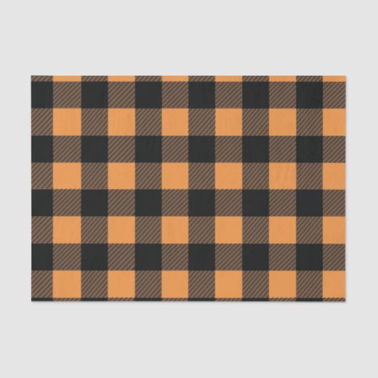Buffalo plaid checks tissue paper gift bag stuffer tissuepapier (Voorkant)