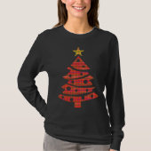 Buffalo Plaid Christmas Tree T-shirt (Voorkant)