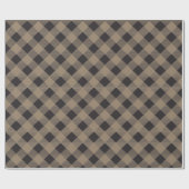 Buffalo Plaid Country Chic Style Cadeaupapier (Vlak)