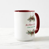 Buffalo Plaid Country Christmas gepersonaliseerd Mok (Voorkant rechts)