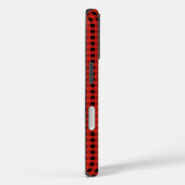 Buffalo Plaid Custom Monogram 4-foto's Case-Mate iPhone Case (Achterkant / Rechts)