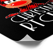 Buffalo Plaid Deer Christmas Rt Crew Resratory The Poster (Hoek)