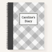  Buffalo Plaid Diary Notitieboek (Voorkant)