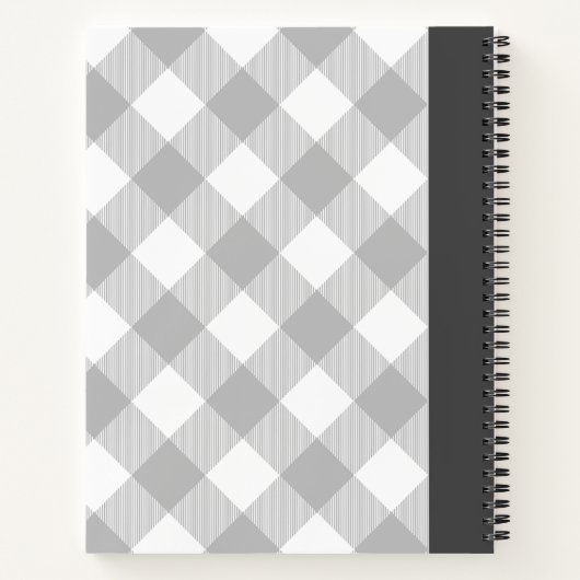  Buffalo Plaid Diary Notitieboek (Achterkant)