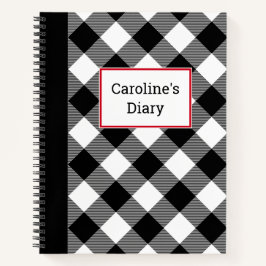  Buffalo Plaid Diary Notitieboek