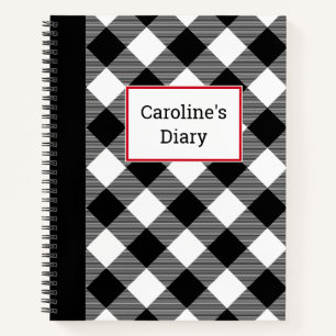  Buffalo Plaid Diary Notitieboek