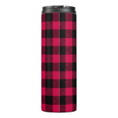Buffalo Plaid en herten Thermosbeker (Achterkant)