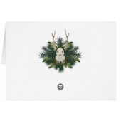 Buffalo Plaid Feestelijke Rendier Kerstvakantie (Achterkant Horizontaal)