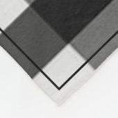 Buffalo Plaid Feestelijke Rendier Kerstvakantie Fleece Deken (Hoek)