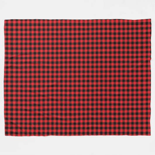 Buffalo Plaid Fleece Blanket (Voorkant (Horizontaal))