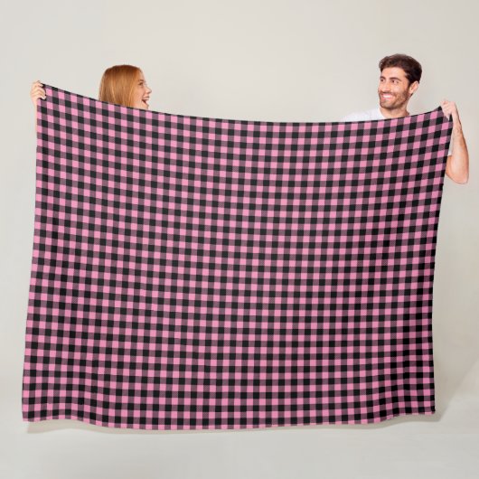Buffalo Plaid Fleece Dekbed Deken (In situ)