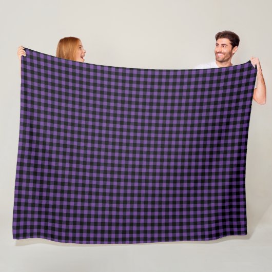 Buffalo Plaid Fleece Dekbed Deken (In situ)