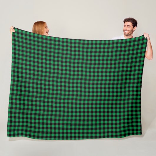 Buffalo Plaid Fleece Dekbed Deken (In situ)