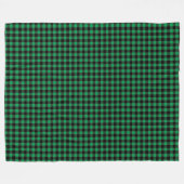 Buffalo Plaid Fleece Dekbed Deken (Voorkant (Horizontaal))