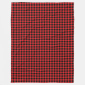 Buffalo Plaid Fleece Dekbed Deken (Voorkant)