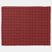 Buffalo Plaid Fleece Dekbed Deken (Voorkant (Horizontaal))