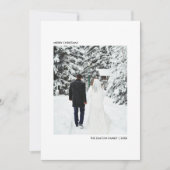 Buffalo Plaid Foto Kerstmis | vrolijk kerstfeest Feestdagenkaart (Voorkant)