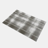 Buffalo Plaid Grijs Wit Tartan waterverf Rustiek Deurmat (Schuin)