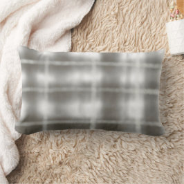 Buffalo Plaid Grijs Wit Tartan waterverf Rustiek Kussen