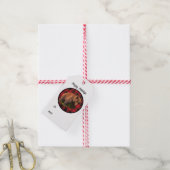 Buffalo Plaid Grizzly Beer Cadeautags Cadeaulabel (Met Touw)
