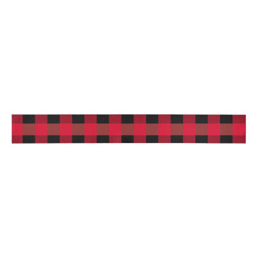 Buffalo plaid grosgrain lint (Voorkant)