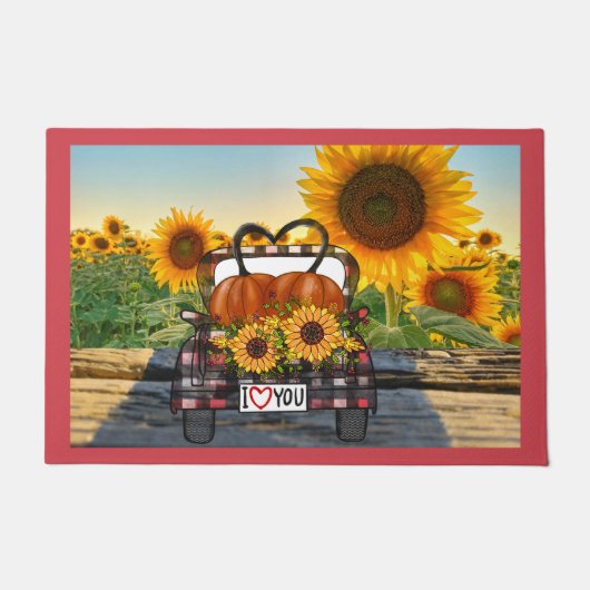 Buffalo Plaid Herfst Deurmat (Voorkant)