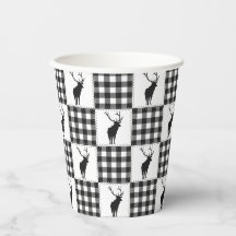 Buffalo Plaid Hert Rustic Woodland Patroon
