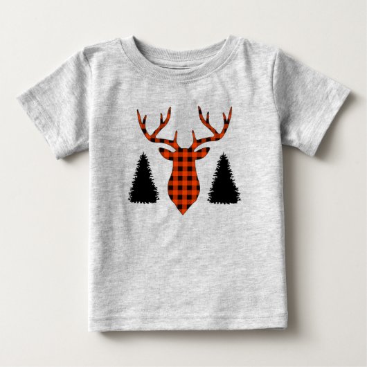 Buffalo Plaid Herten Denneboom (Voorkant)