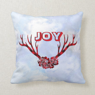 Buffalo Plaid Horns-Sierkussen Kussen