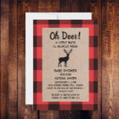 Buffalo Plaid Houthakker Oh Hert Jongen Kaart