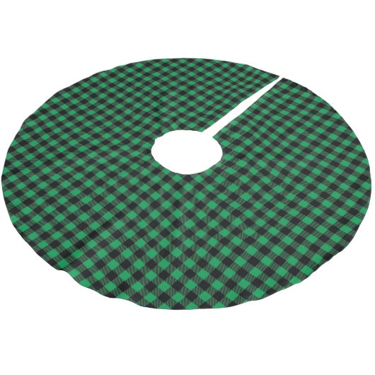 Buffalo Plaid Kerstboom Rok (Gekanteld)