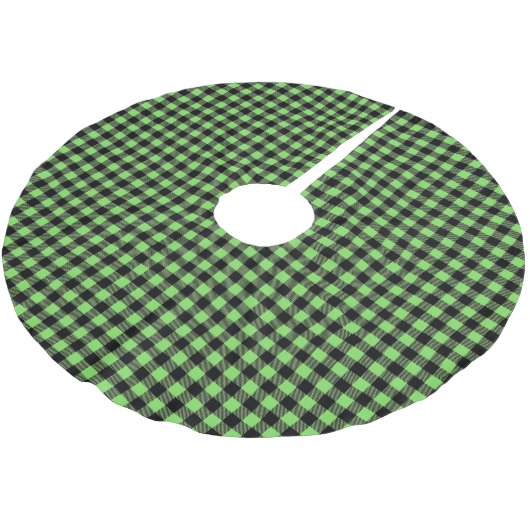 Buffalo Plaid Kerstboom Rok (Gekanteld)