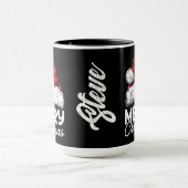 Buffalo Plaid Kerstmannenhoed met Aanpasbare Naam Mok (Midden)