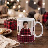Buffalo Plaid Kerstmis Koffiemok