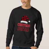 Buffalo Plaid Kerstmuts Squad Trui (Voorkant)