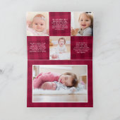 Buffalo Plaid Kerstnieuwsbrief Fotogalerij Feestdagen Kaart (Binnen)