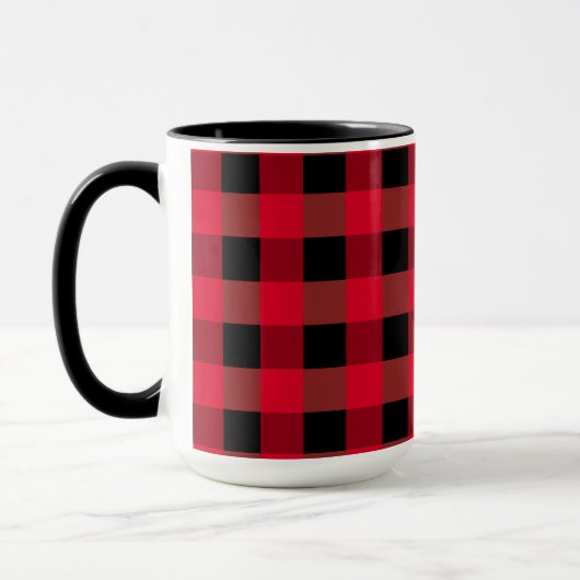 Buffalo Plaid koffie mok (Links)