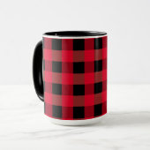Buffalo Plaid koffie mok (Voorkant links)