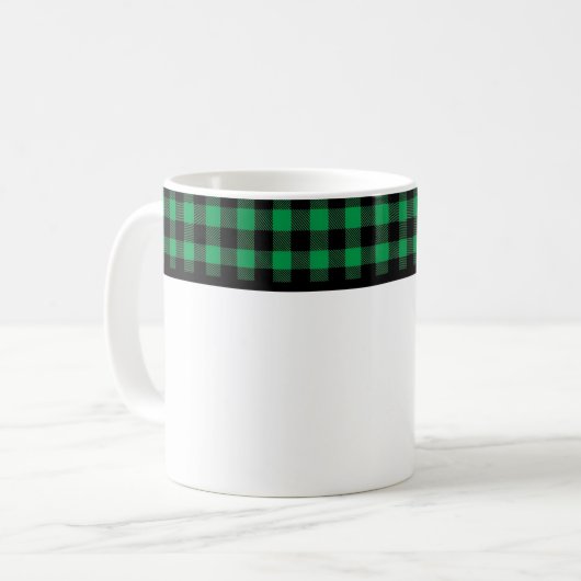 Buffalo Plaid Koffiemok (Voorkant links)