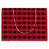 Buffalo plaid large cadeautasje (Voorkant)