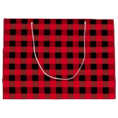 Buffalo plaid large cadeautasje (Achterkant)