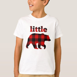 "Buffalo plaid little beer" T-shirt