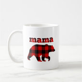 "Buffalo plaid mamma beer" Koffiemok (Links)