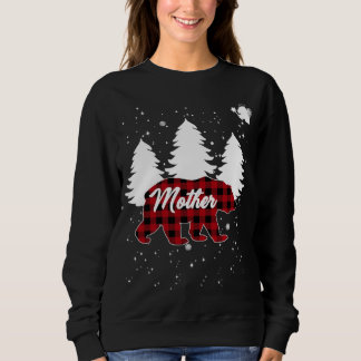 Buffalo Plaid Moeder Beer Kerstboom Pyjama Fa Trui