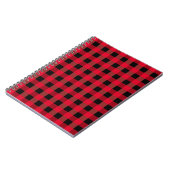 Buffalo plaid notitieboek (Linkerzijde)